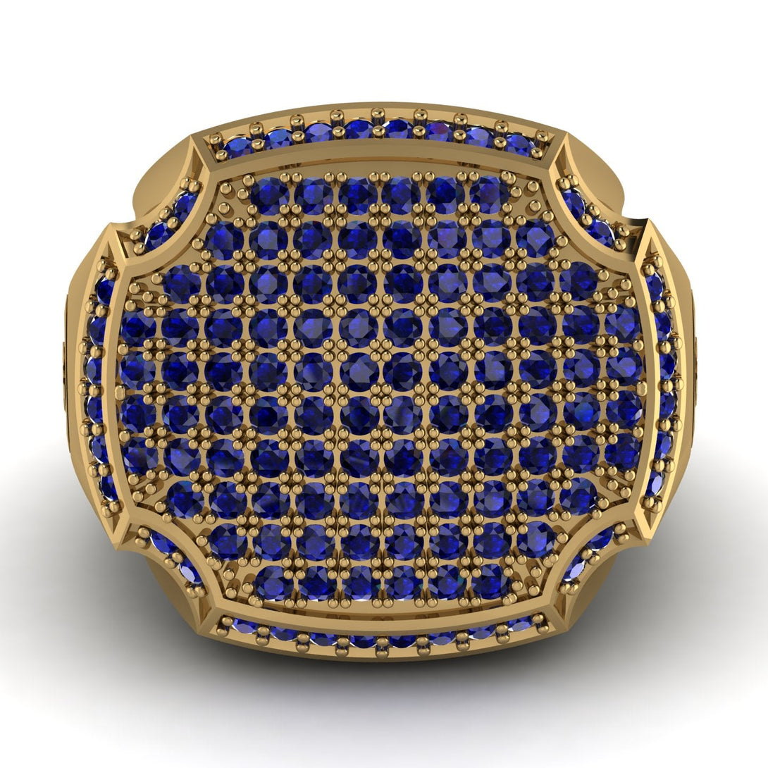 Sapphire Men Signet Ring - Carl No. 16