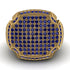 Sapphire Men Signet Ring - Carl No. 16