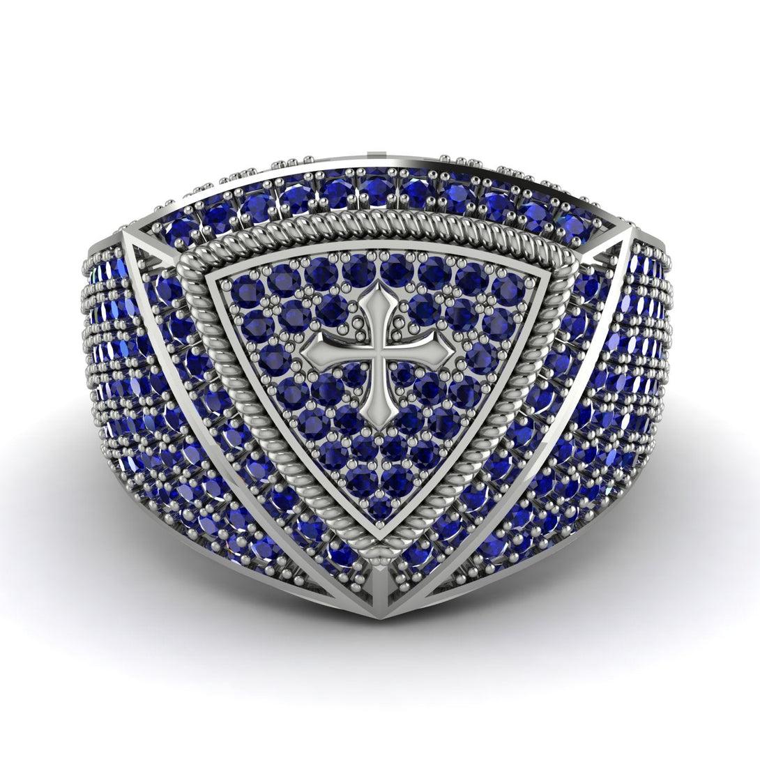 Sapphire Men Signet Ring - Roger No. 45