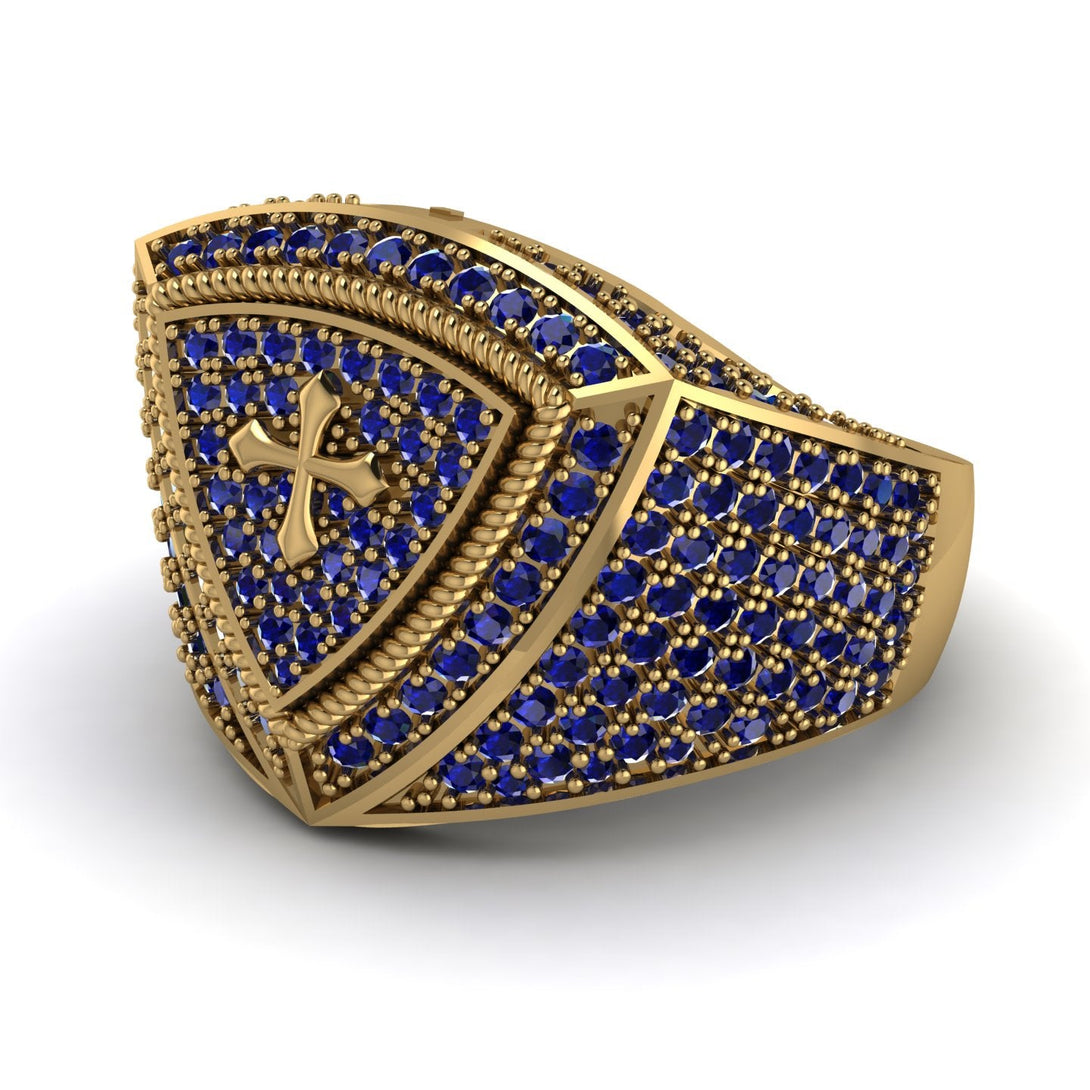 Sapphire Men Signet Ring - Roger No. 37