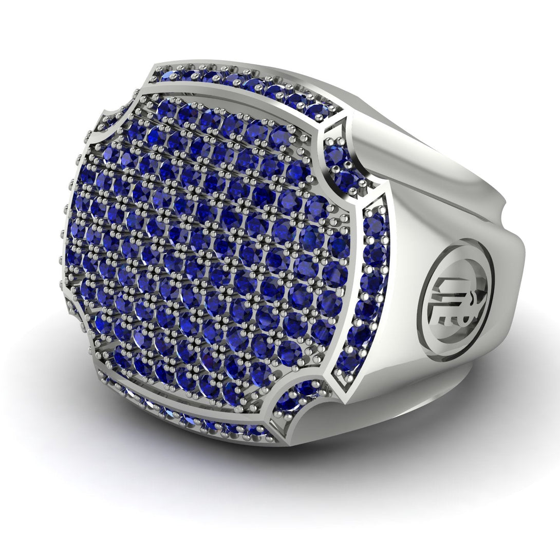 Sapphire Men Signet Ring - Carl No. 18