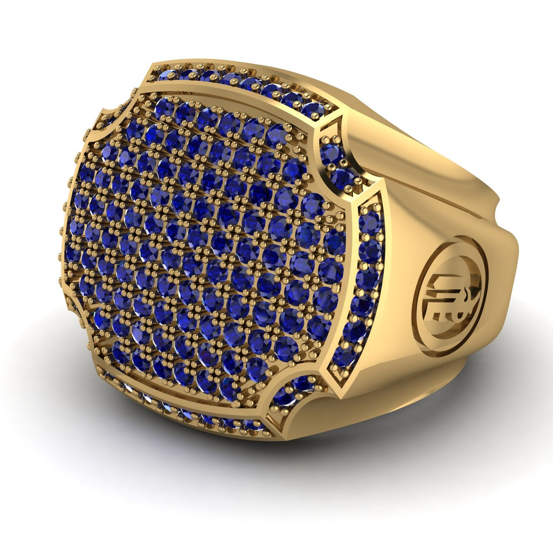 Sapphire Men Signet Ring - Carl No. 16