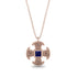 Celtic Cross Sapphire Necklace - Thomas No. 14