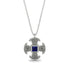 Celtic Cross Sapphire Necklace - Thomas No. 15
