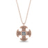 Celtic Cross Diamond Necklace - Thomas No. 2