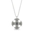 Celtic Cross Black Diamond Necklace - Thomas No. 9 image 1