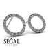 Circle Stud Diamond Earring - Lucille No. 3