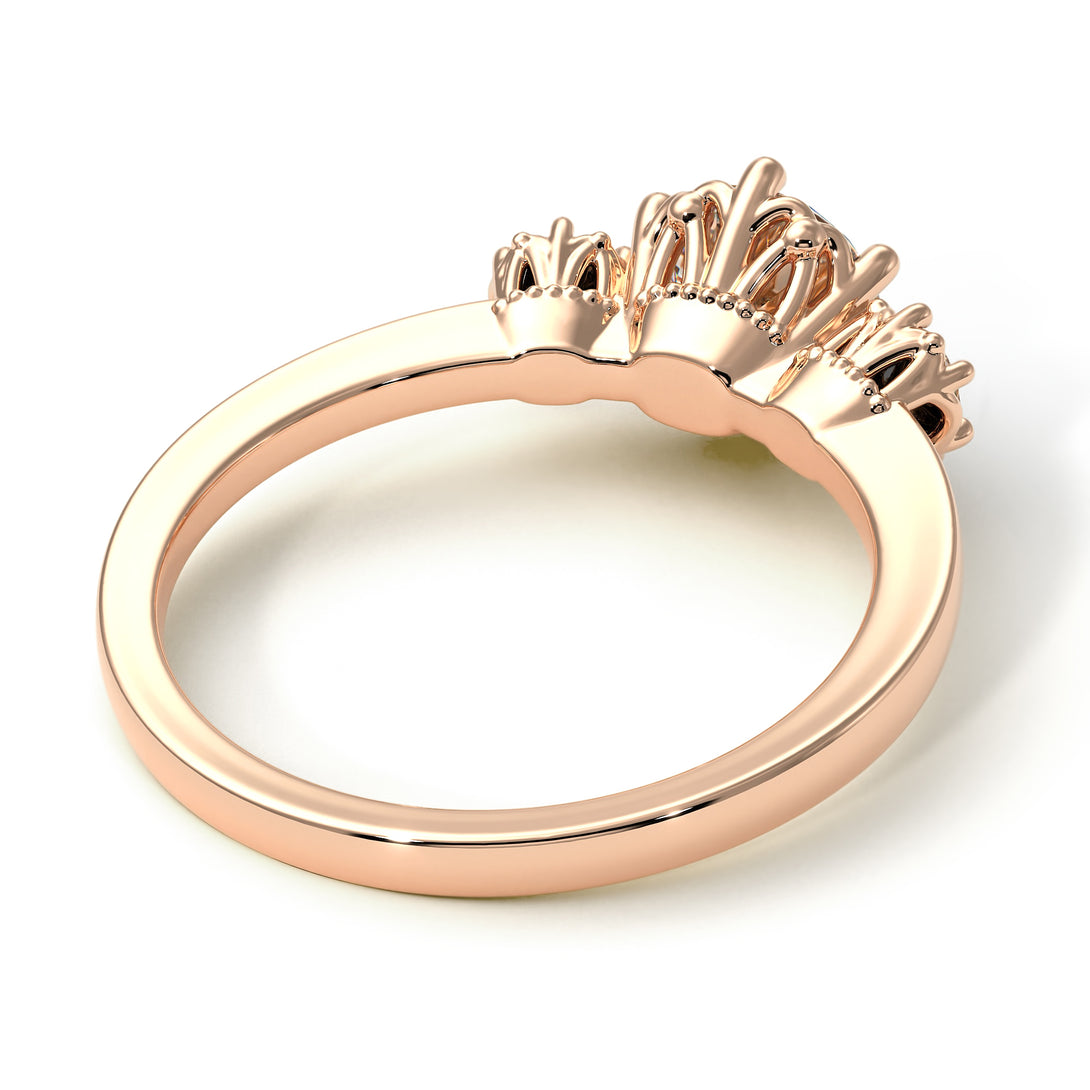 Classic 3 Stone Diamond Engagement Ring - Sofia No. 32