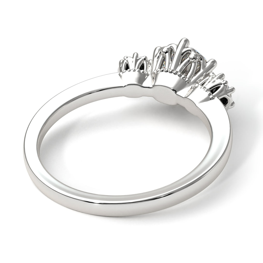 Classic 3 Stone Diamond Engagement Ring - Sofia No. 33