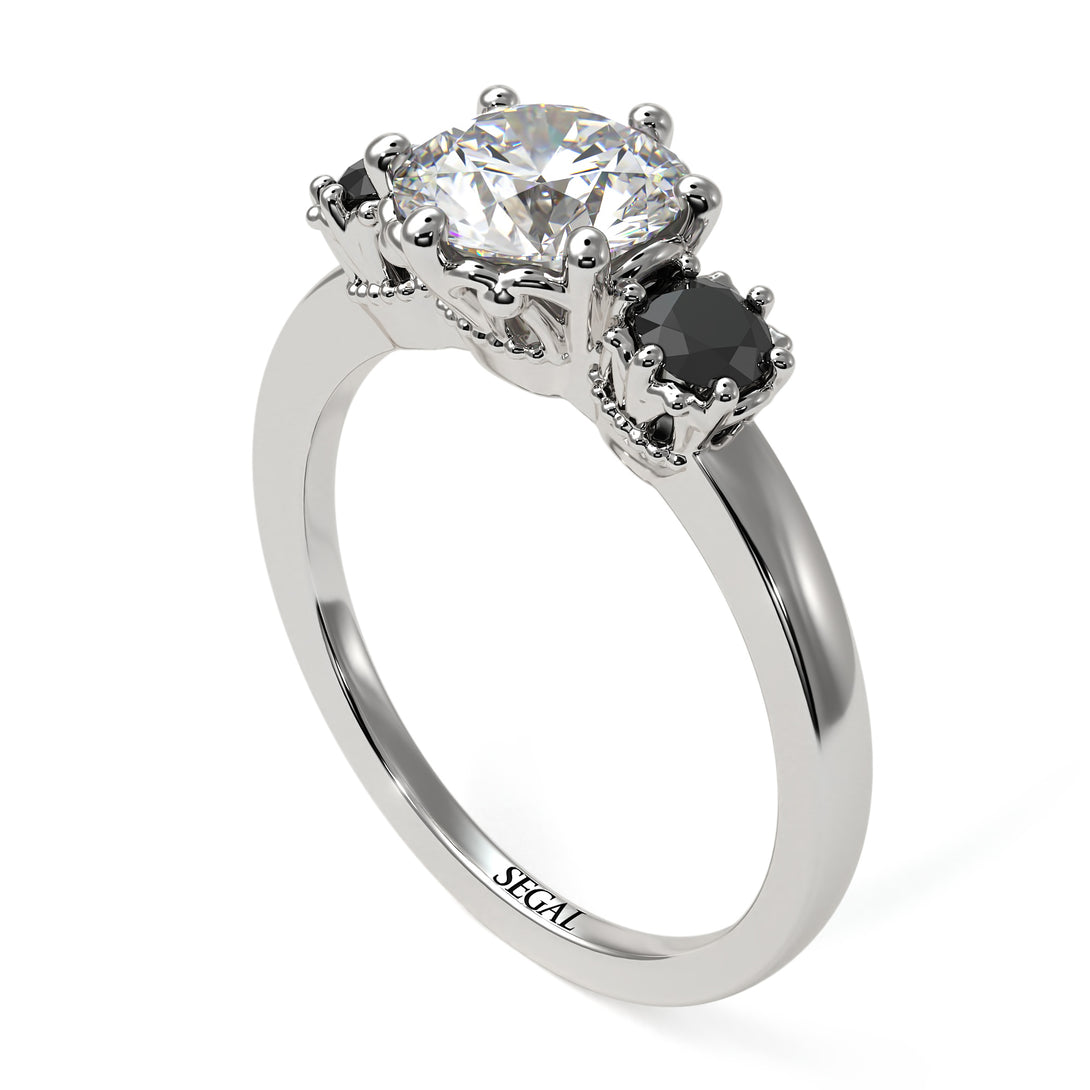 Classic 3 Stone Diamond Engagement Ring - Sofia No. 33