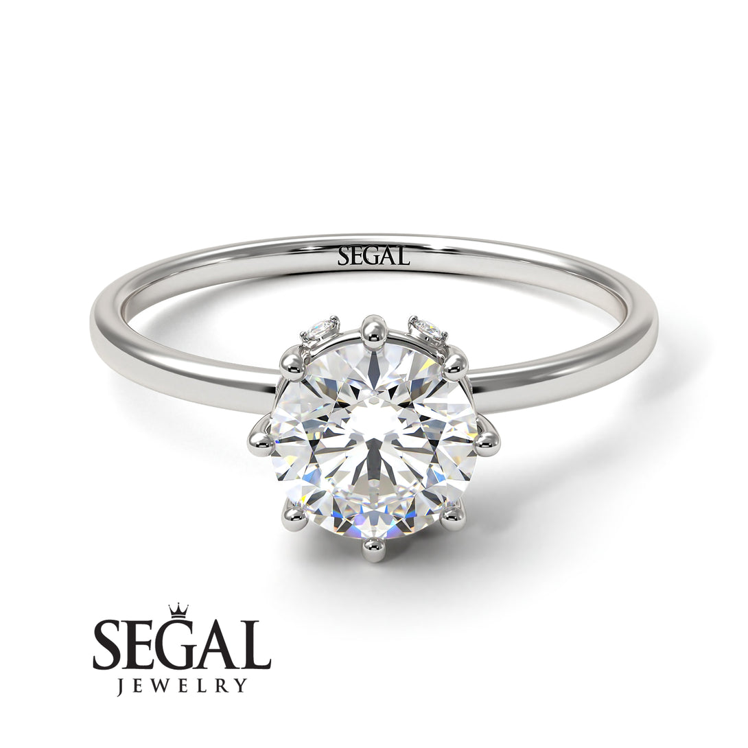 Classic Diamond Ring With Hidden Stones - Elliana No. 3