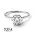 Classic Diamond Ring With Hidden Stones - Elliana No. 3