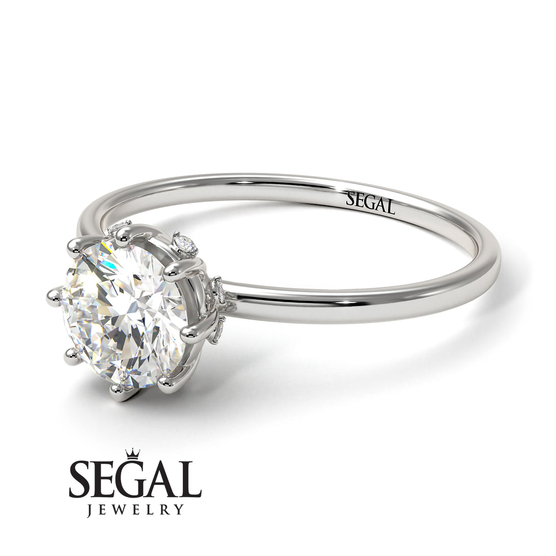 Classic Diamond Ring With Hidden Stones - Elliana No. 3