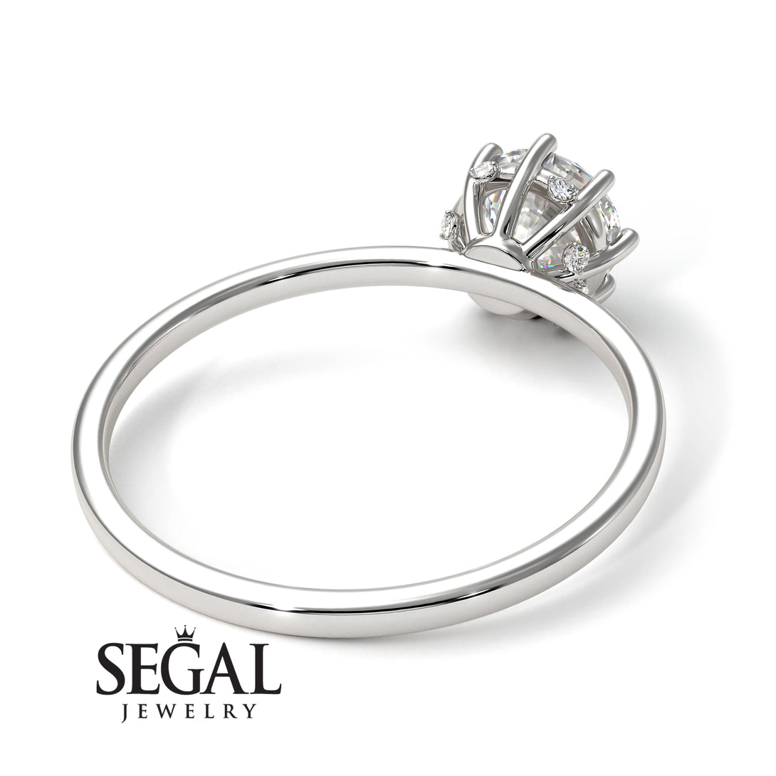 Classic Diamond Ring With Hidden Stones - Elliana No. 3