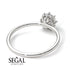 Classic Diamond Ring With Hidden Stones - Elliana No. 3 image 7