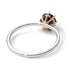 Two Tones Classic Black Diamond Ring With Hidden Stones - Elliana No. 21