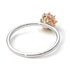 Two Tones Classic Diamond Ring With Hidden Stones - Elliana No. 18