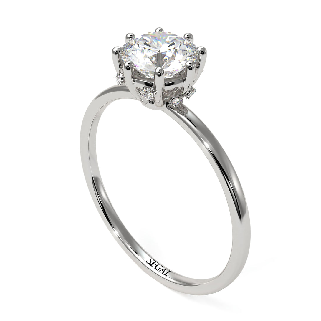 Classic Diamond Ring With Hidden Stones - Elliana No. 3