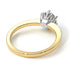 Two Tones Classic Diamond Vintage Ring - Olivia No. 32