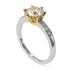 Two Tones Classic Diamond Vintage Ring - Olivia No. 32
