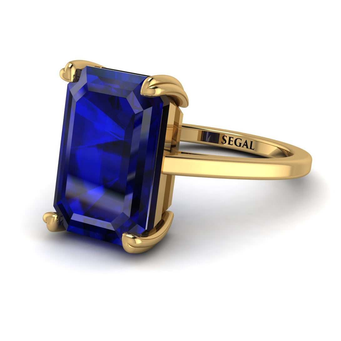 Classic Emerald Cut Sapphire Engagement Ring - Jakes No. 13