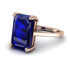 Classic Emerald Cut Sapphire Engagement Ring - Jakes No. 14