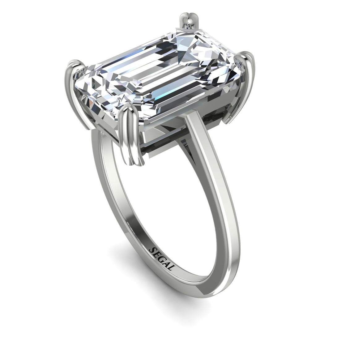 Classic Emerald Cut Diamond Engagement Ring - Jakes No. 3