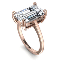 Classic Emerald Cut Diamond Engagement Ring - Jakes No. 2 image 1