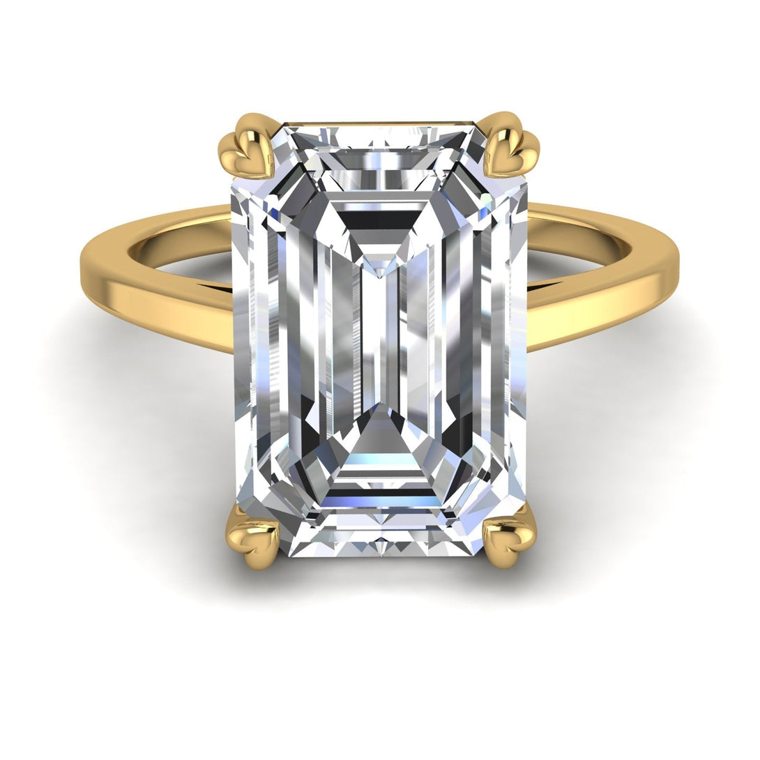 Classic Emerald Cut Diamond Engagement Ring - Jakes No. 1