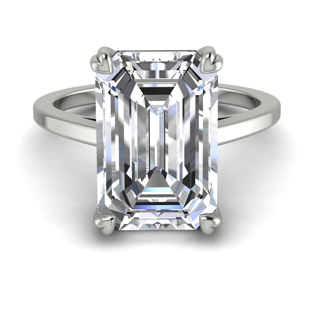 Classic Emerald Cut Diamond Engagement Ring - Jakes No. 3