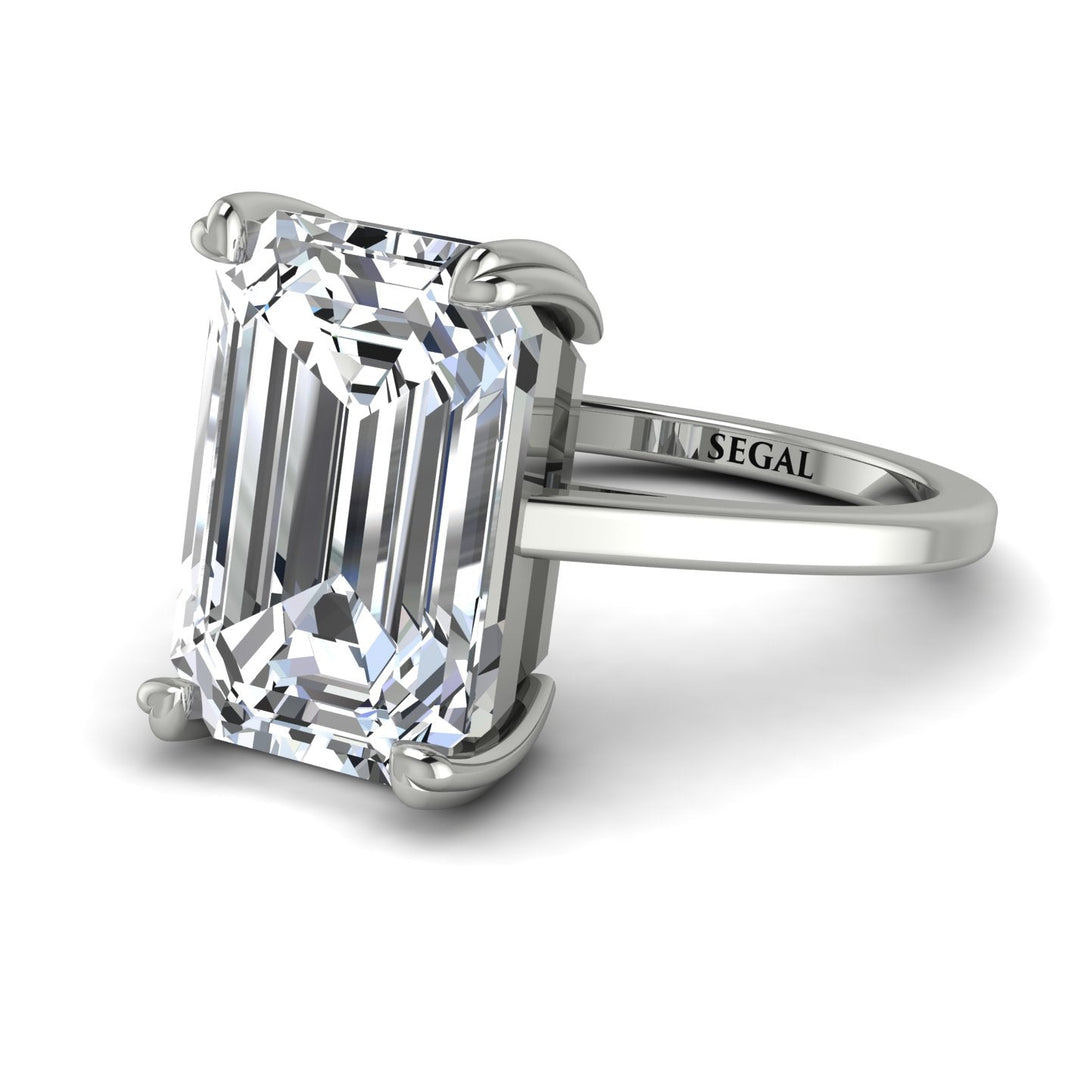 Classic Emerald Cut Diamond Engagement Ring - Jakes No. 3