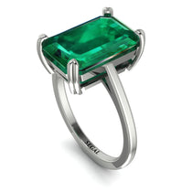 Classic Emerald Cut Emerald Engagement Ring - Jakes No. 6 image 1