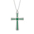 Classic Minimalist Emerald Cross - Miles No. 6