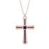 Classic Minimalist Sapphire Cross - Miles No. 14