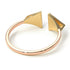 Two Tones Triangle Open Diamond Ring - Hope No. 16 image 6