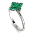 Compass Emerald Engagement Ring - Rose No. 21