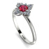 Compass Ruby Engagement Ring - Rose No. 12