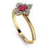 Compass Ruby Engagement Ring - Rose No. 10