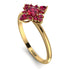Compass Ruby Engagement Ring - Rose No. 55