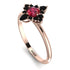 Compass Ruby Engagement Ring - Rose No. 41