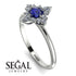 Compass Sapphire Engagement Ring - Rose No. 15