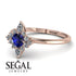 Compass Sapphire Engagement Ring - Rose No. 14