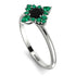 Compass Black Diamond Engagement Ring - Rose No. 24 image 1
