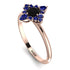 Compass Black Diamond Engagement Ring - Rose No. 68 image 1
