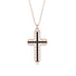 Black Diamond Cross Inside Cross Necklace - Raphael No. 8 image 1