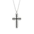 Black Diamond Cross Inside Cross Necklace - Raphael No. 9 image 1