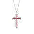 Ruby Cross Inside Cross Necklace - Raphael No. 12 image 1