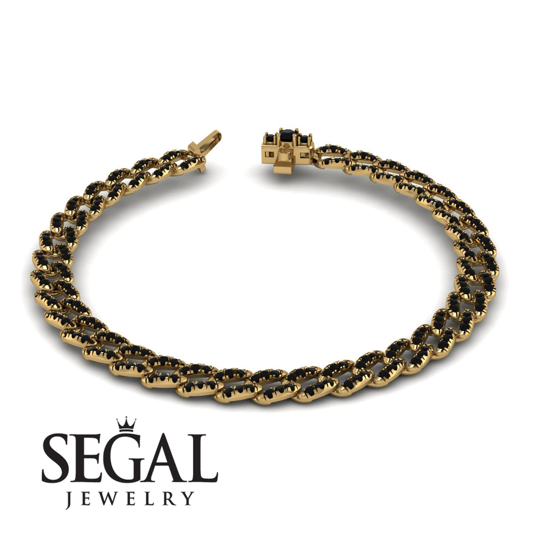 Cuban Black Diamond Necklace - Clarissa No. 7