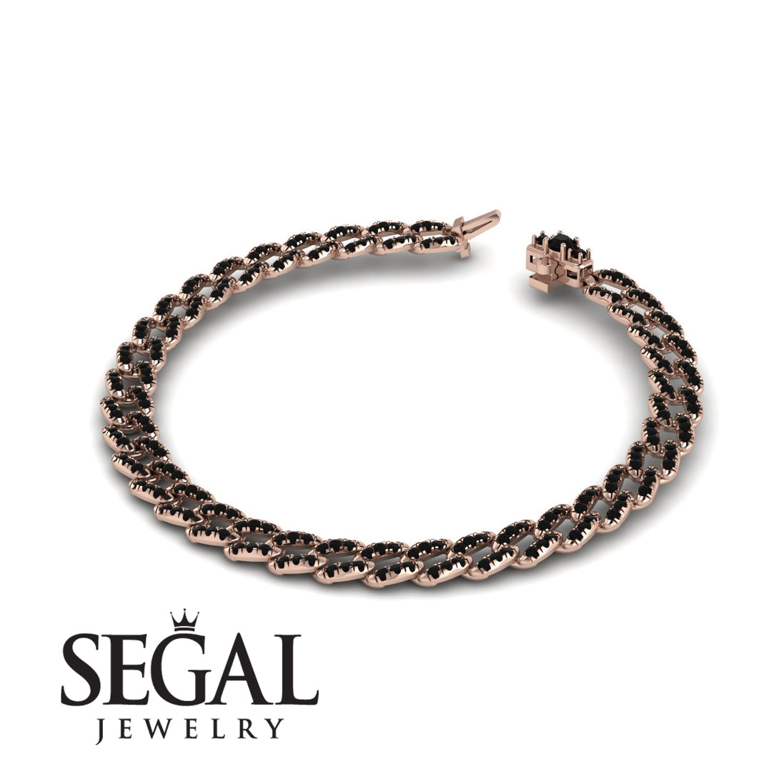 Cuban Black Diamond Necklace - Clarissa No. 8