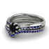 Delicate Black Diamond Bridal Set - Karen No. 69